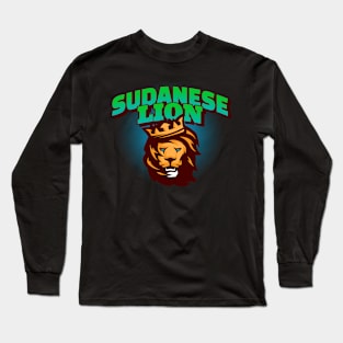 Sudanese Lion Long Sleeve T-Shirt